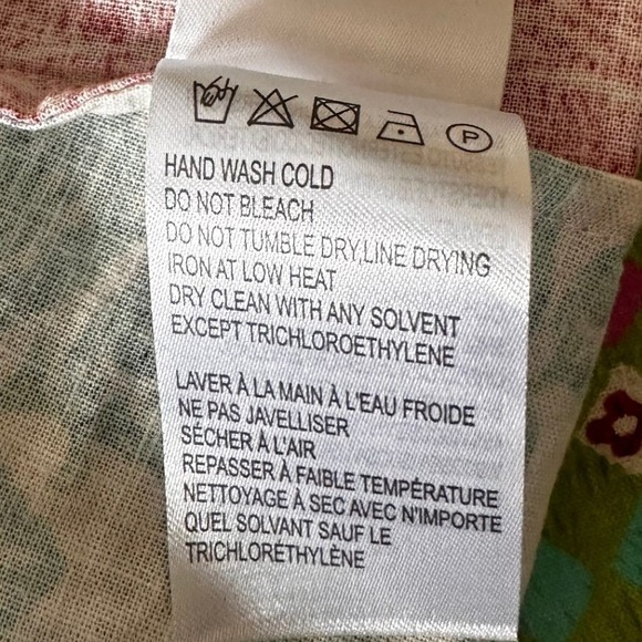 Farm Rio Queen of Fruits Tropical Kimono Jacket SZ‎ Lge Tie Beaded Tassel Fringe - Picture 13 of 16